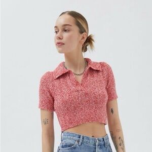 Urban Outfitters Cropped knit sweater
